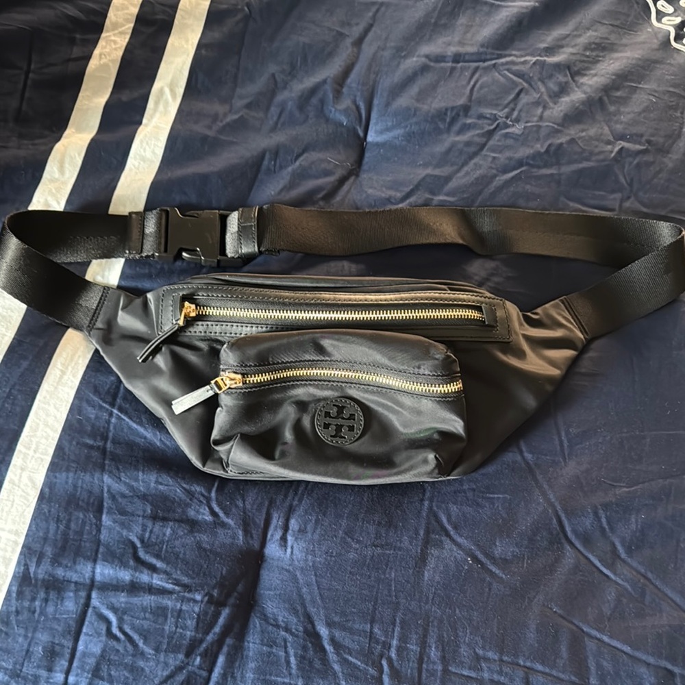 Tory Burch Nylon Black Belt Bag